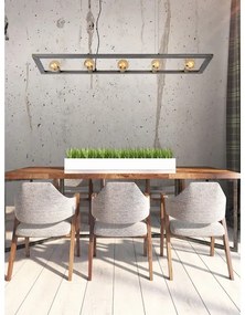 Lucide 73403/05/18 - Csillár zsinóron THOR 5xE27/60W/230V