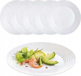 Desszert tányérok Luminarc Edzett Üveg 6 db 19,5 cm kerek