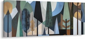 Kép - Természetes geometriai absztrakció II. (120x50 cm)