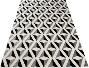 Marokkói Szőnyeg Rombusz 3D 80x150 szép soft t425bw