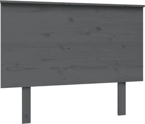 vidaXL szürke tömör fenyőfa ágyfejtámla 104x6x82,5 cm