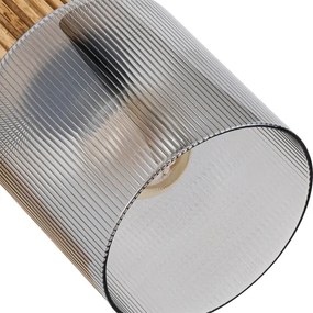 Brilagi - HYGGE spotlámpa 2xE14/15W/230V kaucsukfa/füstszínű