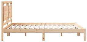 tömör fa extra hosszú ágykeret matrac nélkül 160 x 210 cm