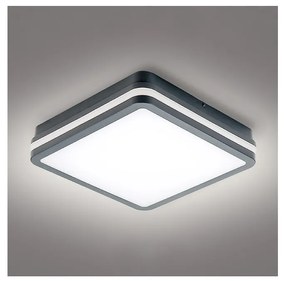Brilagi - LED kültéri lámpatest érzékelővel BENE LED/24W/230V 26x26 cm IP54