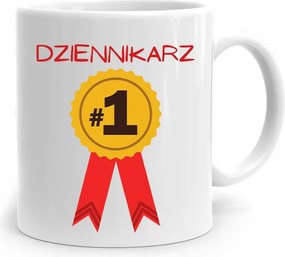 Riporter Újságíró Bögre Első Számú Újságíró fényképes nyomtatással