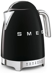 50's Retro Style vízforraló 1,7l LED indikátor fekete - SMEG