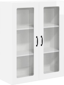 vidaXL Fali konyhaszekrény Magas Fényű Fehér 80 x 31 x 100 cm Faanyag