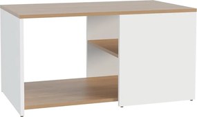 Dohányzóasztal 75x42x40 cm fehér GM-02