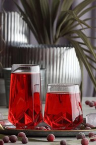 12 részes üveg pohár szett 400/460 ml