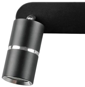 Spotlámpa BAMBOO 2xGU10/10W/230V fekete