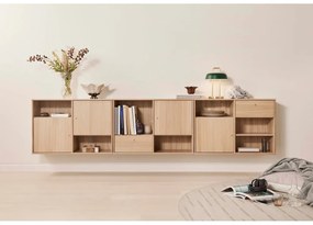 Alacsony komód tölgyfa dekorral 267x61 cm Mistral - Hammel Furniture