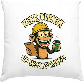 Menedzser párna mindentől a vezetőig fehér