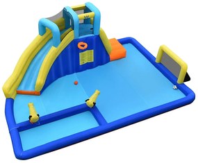 Focipályás felfújható vizi kalandpark