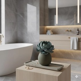 LEONI dizájner diffúzor tálcával, sötétzöld - ANOQ