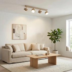 Brilagi - LED spotlámpa MONO 4xGX53/12W/230V bézs