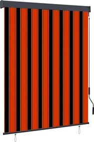 vidaXL narancssárga és barna kültéri roló 140 x 250 cm