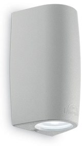 IDEAL LUX KEOPE fali lámpa, 4000K természetes fehér, max. 2x6W, GU10 foglalattal, szürke, 147796