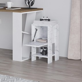 Éjjeliszekrény Ema - Carrara Marble