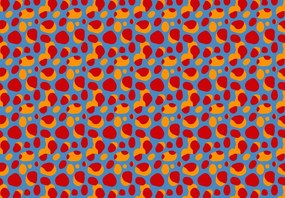 Fotótapéta - Retro színes foltok (147x102 cm)