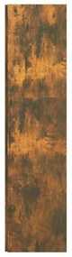 füstös tölgy színű szerelt fa sarokszekrény 33 x 33 x 132 cm