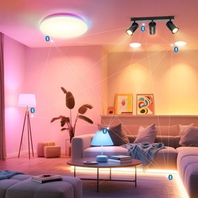Aigostar - LED RGBW dimmelhető MESH spotlámpa 3xLED/4,9W/230V 2700-6500K fehér+távirányító