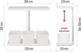 LED fényerőszabályozható beltéri növénynevelő lámpa GROW LED/7W/5V