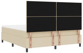 Boxspring ágy matraccal bézs szövet