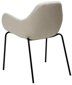 Krémszínű buklé fotel Zimmer – DAN-FORM Denmark