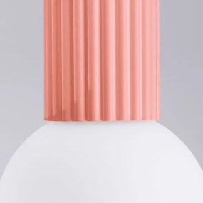 Sollux SL.1753 - Fürdőszobai mennyezeti lámpa HALO 1xG9/8W/230V IP44 rózsaszín