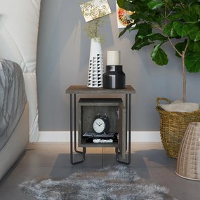 Acres Nightstand Dark Coffee éjjeliszekrény