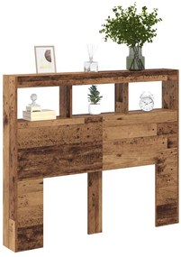 Fejvég Öreg Fa Tömör Újrahasznosított Fa 120 x 17 x 102 cm
