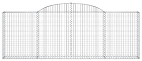 20 db íves horganyzott vas gabion kosár 300 x 30 x 100/120 cm