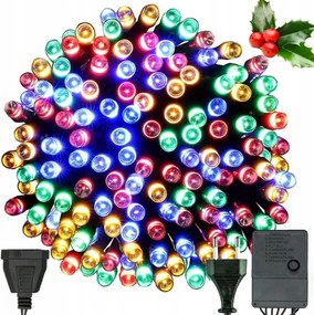 Karácsonyfa lámpák beltéri többszínű 300 led világítás 8 program