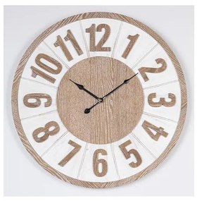 Falióra 1xAA átm. 60 cm bézs/fehér