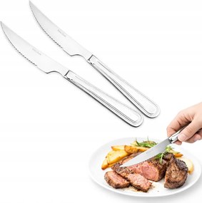 Steak kés acél 23 cm 2 db-os szett
