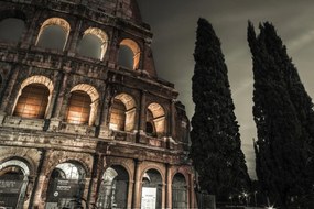 Poszter 45x30cm Híres római Colosseum 5, Assaf Frank