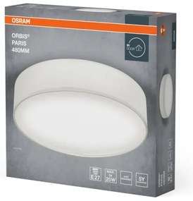 Osram - Mennyezeti lámpatest ORBIS PARIS 3xE27/25W/230V átm. 48 cm fehér