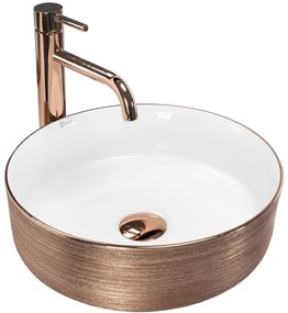 Pultos mosdókagyló Rea Sami Brush Rose Gold