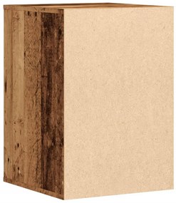 vidaXL antik fa színű szerelt fa fiókos sarokszekrény 40 x 41 x 58 cm