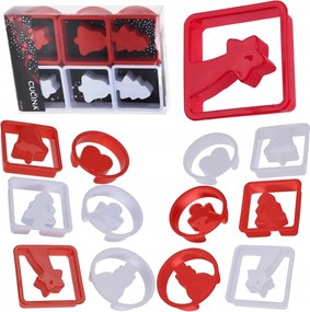 12x SĂŒtemĂ©nyformĂĄk KarĂĄcsonyi mĂ©zeskalĂĄcsok SĂŒtemĂ©nyformĂĄk