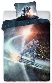 Űr Space Surf ágyneműhuzat 140×200cm, 70×90 cm