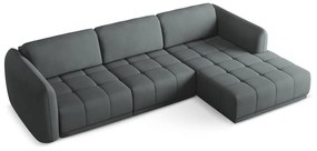 Sötétszürke sarokkanapé (jobb oldali) Hoku – Makamii