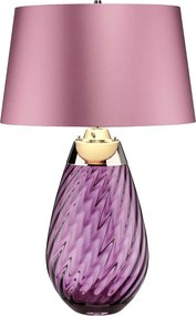 Elstead Lighting LENA LARGE LENA-TL-L-PLUM Asztali lámpa 1X7W/GU10+1x60W/E27