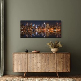 Kép - Felhőkarcolók (120x50 cm)