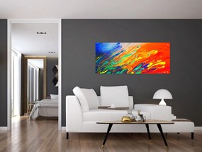 Kép - Színes absztrakció (120x50 cm)