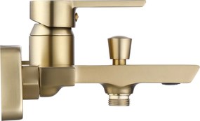 Rea Argus, kádcsaptelep kézi pontos zuhanykészlettel, arany matt, REA-B6414