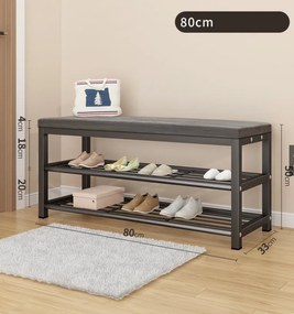 Cipősszekrény 80 x 33 x 50 cm