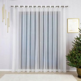 Fehér Fátyolfüggöny Áttetsző, Ma 350X180-AS Méretben Küldjük