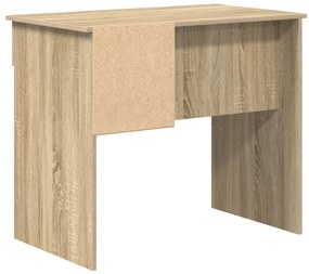 íróasztal tárolóval Sonoma tölgy 90x49.5x75 cm módosított fa