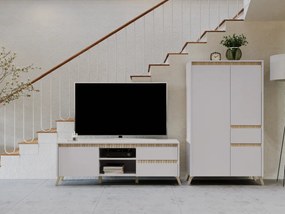 Vitrin, kasmír/sonoma tölgy, LONGY REG1W